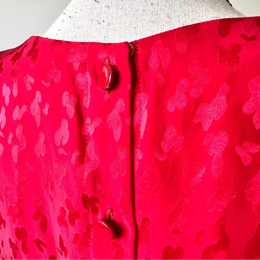 Vintage CHARLES BIANCO Italian Collection Silk Structured Skirt Set—SZ. 8